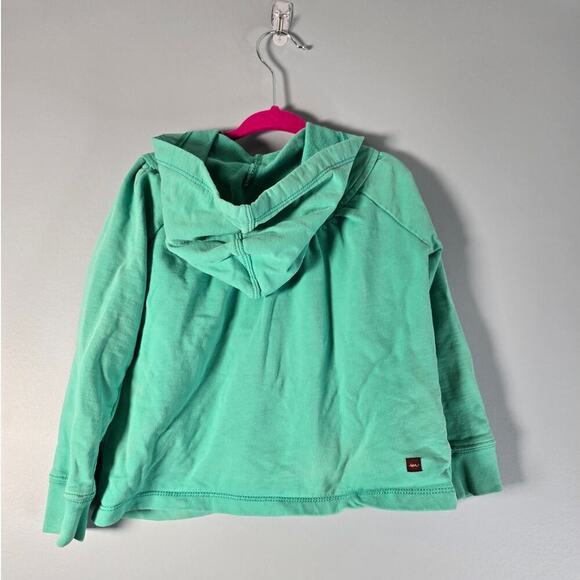 Tea Kids Girls Cotton Zip Up Cozy Comfort Hoodie Sweatshirt Mint Green Size 5 - Picture 2 of 6
